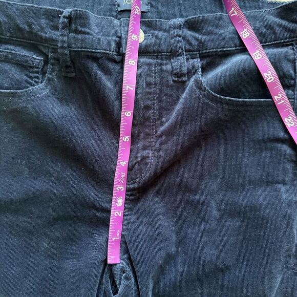 J Crew Pants Womens 28 Navy Blue Corduroy Skinny Stretch Ankle Classic Preppy - Picture 12 of 12